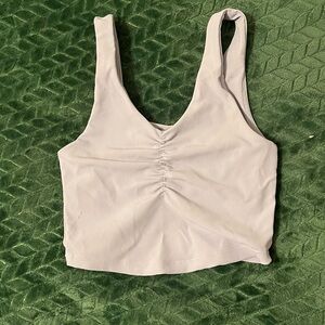 Light Purple Women's Crop Top/Sports Bra